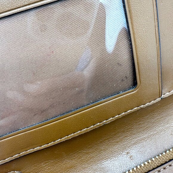 EUC Coach Wild Prairie Print Coated Canvas Double Zip Wallet/Wristlet #F53966 - Picture 12 of 13